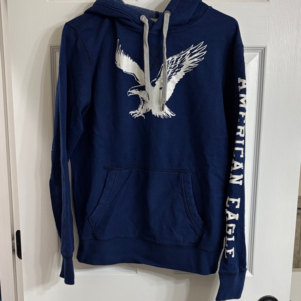 American Eagle Outfitters Vintage Blue Hoodie